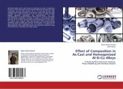 Effect of Composition in As-Cast and Homogenized Al-Si-Cu Alloys