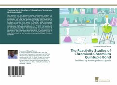 The Reactivity Studies of Chromium-Chromium Quintuple Bond - Sobgwi Tamne, Emmanuel