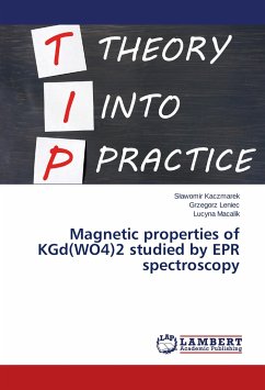 Magnetic properties of KGd(WO4)2 studied by EPR spectroscopy - Kaczmarek, S awomir;Leniec, Grzegorz;Macalik, Lucyna