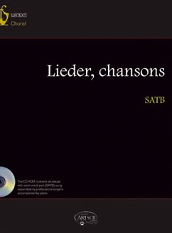 Cover Lieder Chansons (+CD-Rom) für gem Chor a cappella Partitur