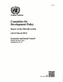 Committee for Development Policy: 2013 Supp. 13 Report of the Fifteenth Session (18-22 March 2013)