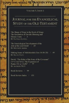 Journal for the Evangelical Study of the Old Testament, 3.1