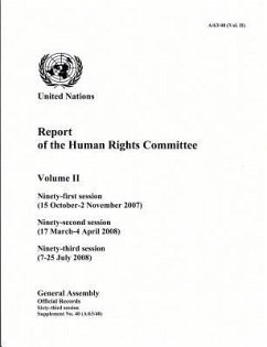 Report of the Human Rights Committee (Gen Assembly Official Record): 63rd Session Supp. No. 40 Vol.2