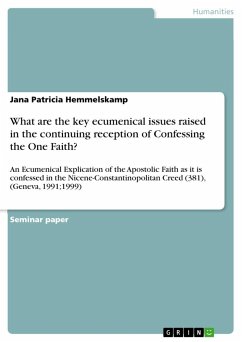 What are the key ecumenical issues raised in the continuing reception of Confessing the One Faith?