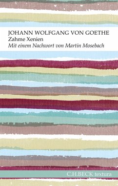 Zahme Xenien (eBook, ePUB) - Goethe, Johann Wolfgang