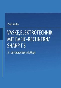 Elektrotechnik mit BASIC-Rechnern (SHARP) - Vaske, Paul