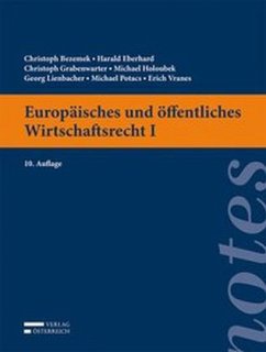 Cover Europäisches und öffentliches Wirtschaftsrecht I (f. Österreich)