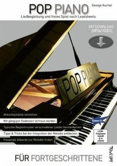 Pop Piano - Liedbegleitung und freies Spiel nach Leadsheets, m. CD-Plus - Kuchar, George