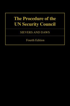 Cover The Procedure of the UN Security Council (eBook, PDF)
