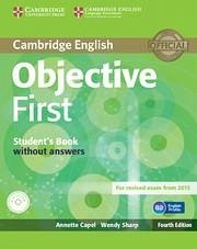 Objective First Student's Book Without Answers - Capel, Annette; Sharp, Wendy