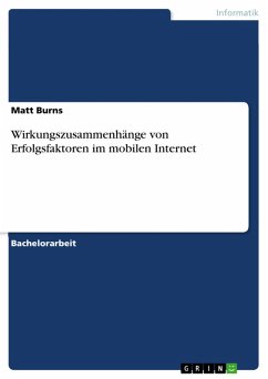 Wirkungszusammenhänge von Erfolgsfaktoren im mobilen Internet (eBook, PDF)
