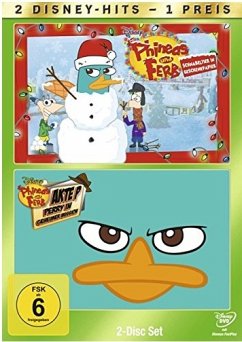 Cover Phineas und Ferb: Perry in Geheimer Mission / Schnabeltier in Geschenkpapier
