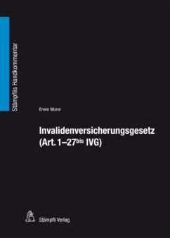 Cover Invalidenversicherungsgesetz (Art. 1- 27bis IVG)