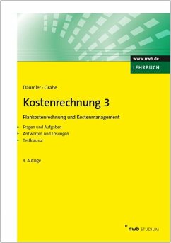 Kostenrechnung 3 - Plankostenrechnung und Kostenmanagement - Grabe, Jürgen