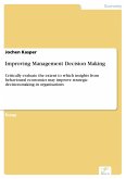 Improving Management Decision Making (eBook, PDF)