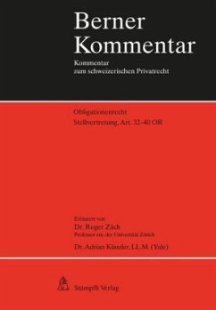 Stellvertretung, Art. 32-40 OR - Zäch, Roger;Künzler, Adrian