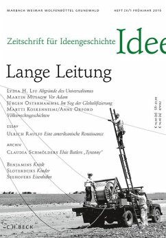 Zeitschrift für Ideengeschichte Heft IX/1 Frühjahr 2015 - Kemmerer, Alexandra (Herausgeber), Martin (Herausgeber Mulsow und Mitwirkender) Liu