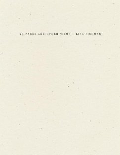 24 Pages and other poems - Fishman, Lisa