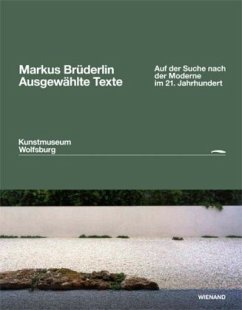 Cover Markus Brüderlin. Ausgewählte Texte
