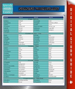 Cover Spanish Vocabulary Speedy Study Guides (eBook, ePUB)