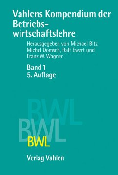 Vahlens Kompendium der Betriebswirtschaftslehre Bd. 1 (eBook, PDF)