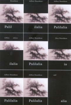 Palilalia (eBook, ePUB) - Donaldson, Jeffery