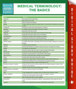 Medical Terminology:The Basics Speedy Study Guides (eBook, ePUB) - Publishing, Speedy