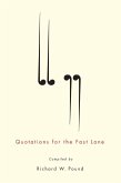 Quotations for the Fast Lane (eBook, ePUB)