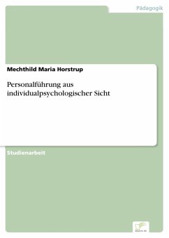 Personalführung aus individualpsychologischer Sicht (eBook, PDF) - Horstrup, Mechthild Maria