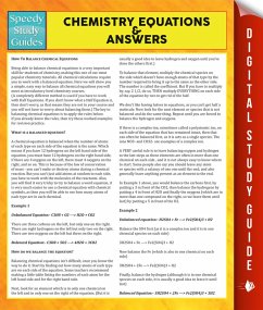 Cover Chemistry Equations & Answers (eBook, ePUB)