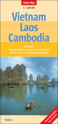 Nelles Maps Vietnam, Laos, Cambodia