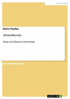 Absatztheorie - Fischer, Dario