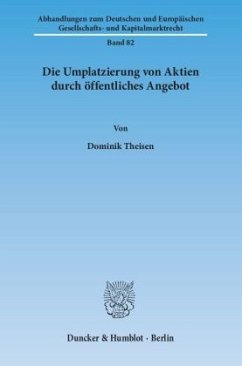 Die Umplatzierung von Aktien durch öffentliches Angebot - Theisen, Dominik