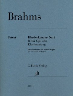 Klavierkonzert Nr. 2 B-dur op. 83, Klavierauszug - Johannes Brahms - Klavierkonzert Nr. 2 B-dur op. 83