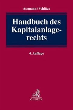 Cover Handbuch des Kapitalanlagerechts