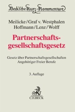 Partnerschaftsgesellschaftsgesetz (PartGG), Kommentar