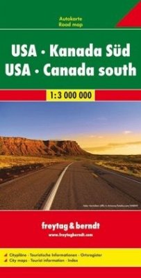 Freytag & Berndt Autokarte USA, Kanada Süd. USA, Canada South - Freytag-Berndt und Artaria KG