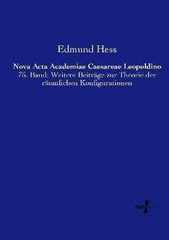 Nova Acta Academiae Caesareae Leopoldino - Hess, Edmund