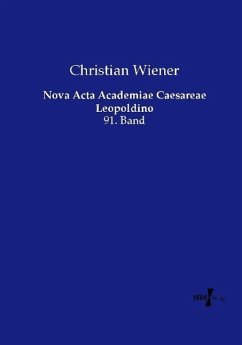 Nova Acta Academiae Caesareae Leopoldino - Wiener, Christian