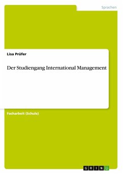 Der Studiengang International Management