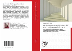 Cover Le concept d'indérogeabilité en droit international - Tome II