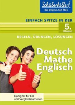 Cover Deutsch, Mathe, Englisch - Einfach spitze in der 5. Klasse