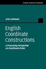 English Coordinate Constructions - Lohmann, Arne