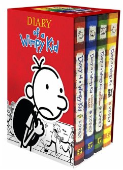 Diary of a Wimpy Kid Box of Books 1-4 Hardcover Gift Set - Kinney, Jeff