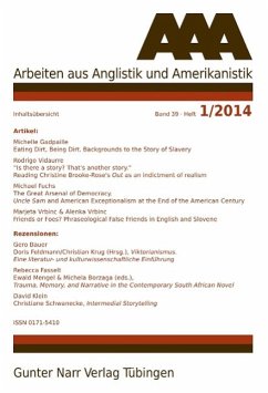 AAA Arbeiten aus Anglistik und Amerikanistik 2014 Heft 1