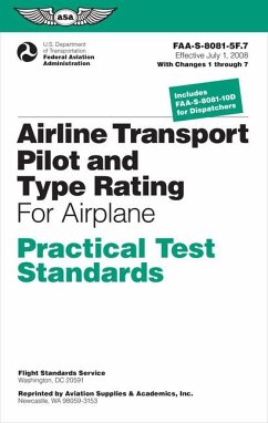 Airline Transport Pilot and Type Rating Practical Test Standards for Airplane (2024) - Federal Aviation Administration (Faa); U S Department of Transportation
