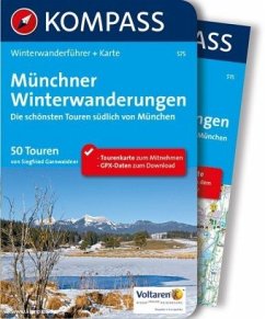 Cover KOMPASS Wanderführer Münchner Winterwanderungen, m. 1 Karte