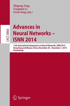 Advances in Neural Networks ¿ ISNN 2014