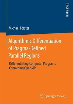 Algorithmic Differentiation of Pragma-Defined Parallel Regions - Förster, Michael