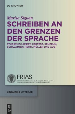 Schreiben an den Grenzen der Sprache - Siguan, Marisa